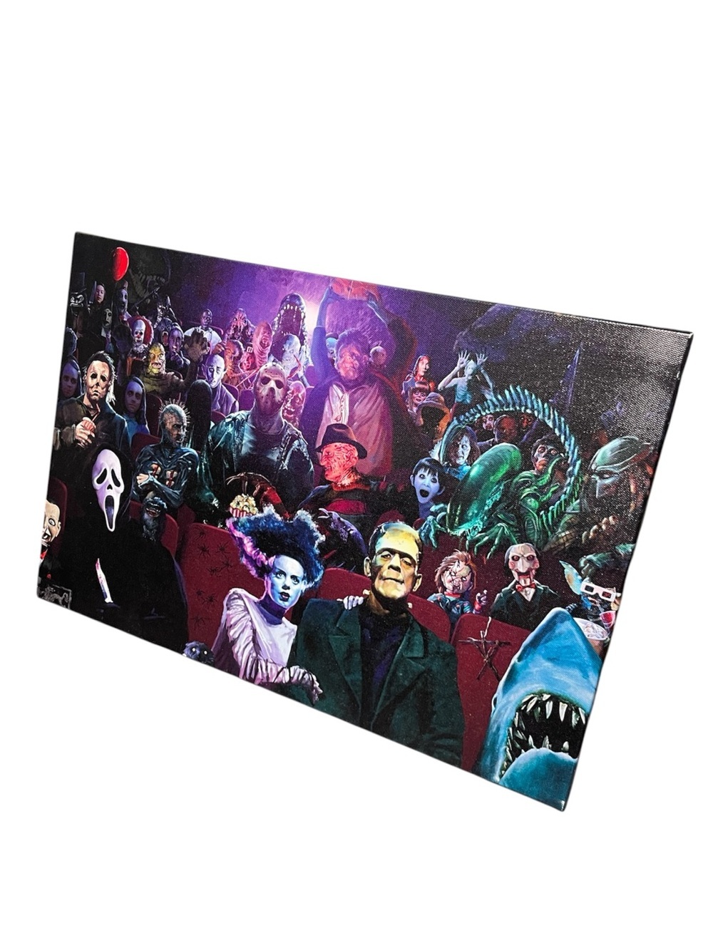 Horror Icons Movie Night Art Print - Multicolor - Picture 4 of 5